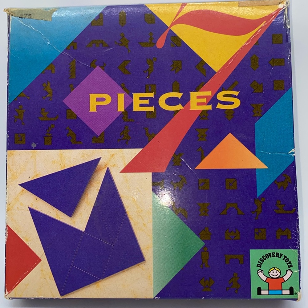 Discovery Toys 7 Pieces Puzzle & Original Box Puzzle Solutions Complete 1991